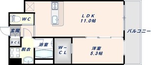 プレジオ八戸ノ里の物件間取画像